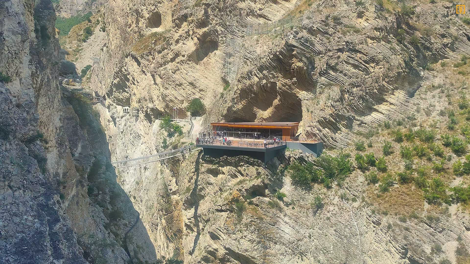 Подвесной мост комплекса «Нохъо» - Сулакский каньон